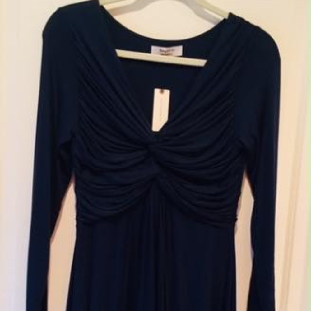 Anthropology Dark Blue Dress size Small